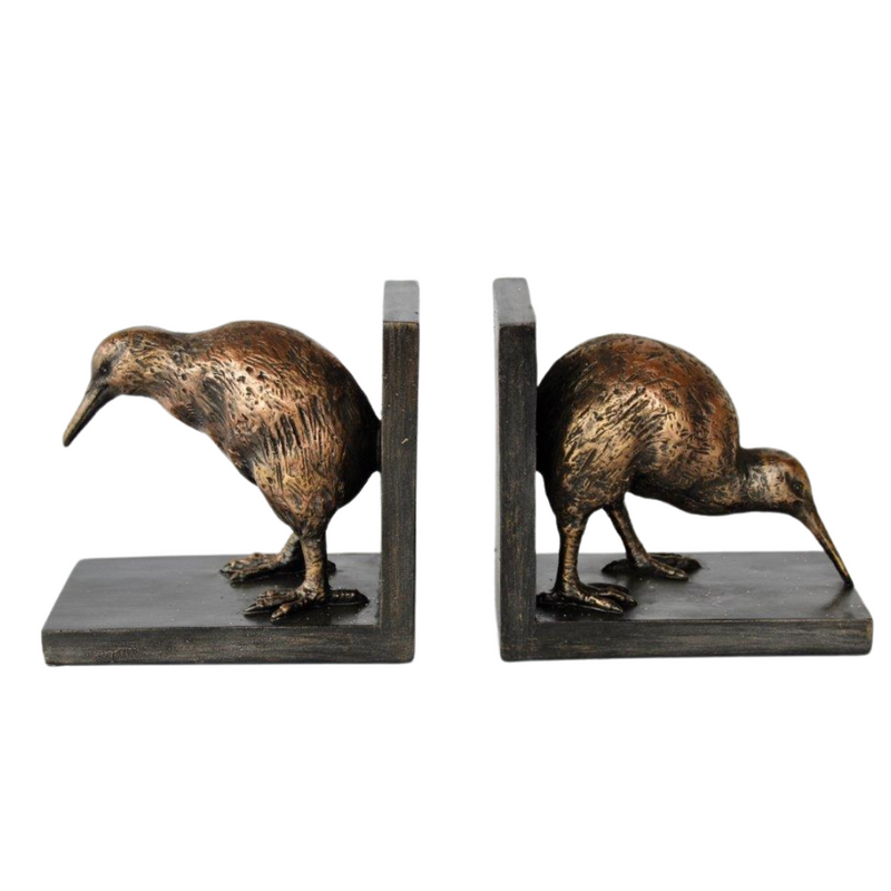 CURLEW BIRD PAIR OF BOOKENDS 16X17CM    Expertly crafted, these CURLEW BIRD PAIR OF BOOKENDS 16X17CM provide the perfect finishing touch to any bookshelf. Made from durable materials, they not only add a touch of elegance but also keep your books in place. A must-have for any book-lover&