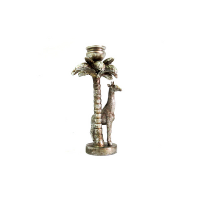 13cm width and 25 cm  height  This African, dream , candleholder weighs 610gms  Silver colour. UNIQUE INTERIORS