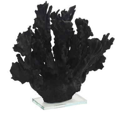 This large, black coral fox (38 cm x 40 cm) is the perfect way to add a unique touch of style to your living room, entrance hall, or bedside tables. Bring a sophisticated flair to any home with this interior decor piece.  Coral fox on stand black x.large (38cm x 40cm)     38CM X 40CM H  Perfect for your living room, entrance hall or on your bedside tables.  Lovely addition to any home. Interior Decor Piece.  Unique Interiors 
