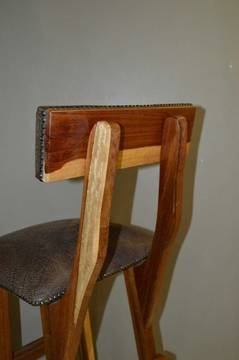 Kiaat Classic Bar Stool Chair