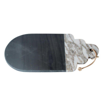 This 36x18cm Black slate & marble chopping board is ideal for entertaining family and friends with cheese platters.