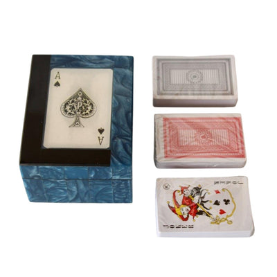 Looking for the finer things in life?  Look no further than this games box.   This is the perfect gift for any home. triple card box unique interiors lifestyle 
