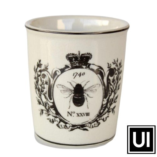 This 9x7.5cm ceramic planter pot from Black & White Bee Beeker has a classic two-tone design, perfect for adding a touch of elegance to your home or garden. Its unique textured surface adds a touch of texture and visual interest to the room. Durable and long-lasting, this planter pot is an ideal choice for your plants and flowers.  Unique Interiors 
