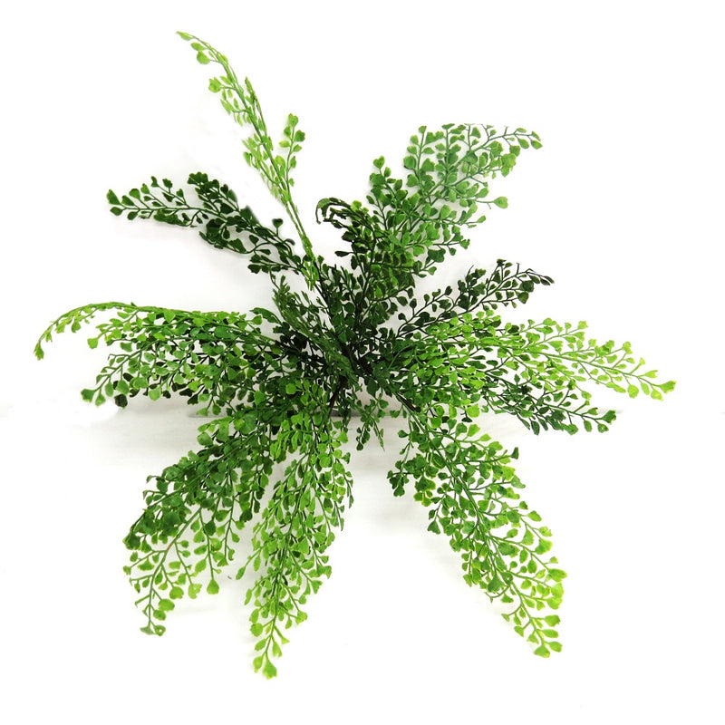 Add a touch of greenery to your home with our Maidenhair Bunch. The 48cm artificial stems require no maintenance, providing a hassle-free way to enjoy the beauty of these delicate ferns. Perfect for those with allergies or a busy lifestyle-UNIQUE INTERIORS