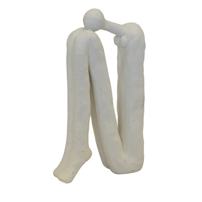 CERAMIC FIGURINE HEAD DOWN WHITE (30CM X 16CM X 6CM) Expertly crafted and designed, this white ceramic figurine captures the graceful beauty of a head down pose. Measuring 30cm x 16cm x 6cm, this piece adds a touch of elegance and sophistication to any space. Made from high-quality materials, it is a timeless addition to your decor.  Delivery 5 to 7 working days   