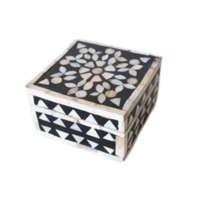 MOTHER OF PEARL BLACK OBLONG BOX 5X23X8CM This black oblong box measuring 5x23x8cm features beautiful mother of pearl accents. Crafted from high-quality materials, this box is perfect for storing small items or as a decorative piece. The elegant design and durable construction make it a functional and stylish addition to any space.     Delivery 5 to 7 working days