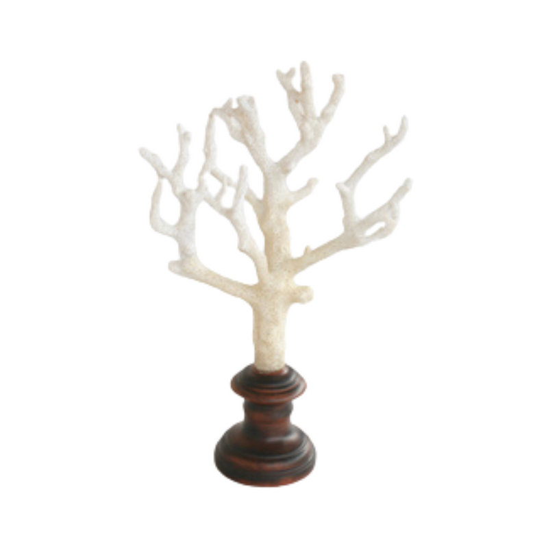 NATURAL CORAL ON STAND 36X21CM Introduce a touch of the ocean&