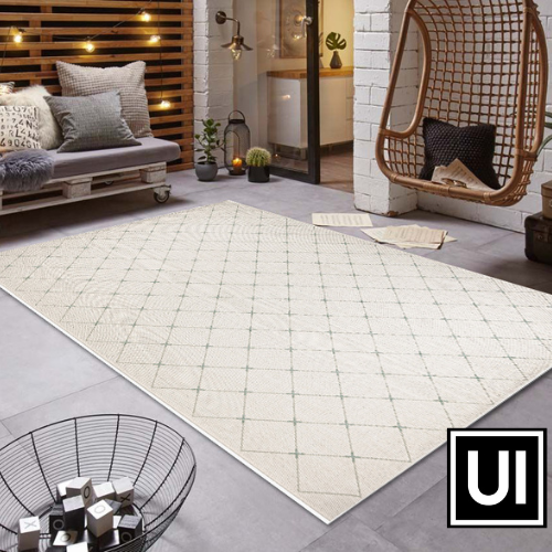Add a touch of modern sophistication to your outdoor space with the Lineo Collection rug A446-8P01 This rug is crafted with 100% polypropylene, ensuring durability and comfort, and is ideal for both indoor and outdoor use. Its sleek and minimalistic design adds a chic element to any area of your home.