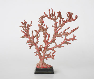 DUSTY RED LARGE CORAL 42X37CM