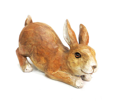 The Achillies Bunny is crafted from high-quality resin, ensuring durability and a long lifespan. The material is also lightweight, making it easy to move and transport. Perfect for adding a charming touch to any indoor or outdoor space.UNIQUE INTERIORS.