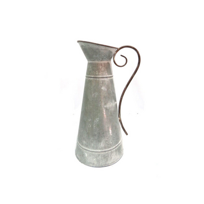 Upgrade your home decor with our elegant Foreshore Jug. Crafted from high-quality metal, this antique goldish finished vase adds a sleek touch to any event or competition. Use it as a stunning planter and elevate your space with its versatile 19.5cm x 14cm x 43cm size. Expertly designed for both style and function.UNIQUE INTERIORS