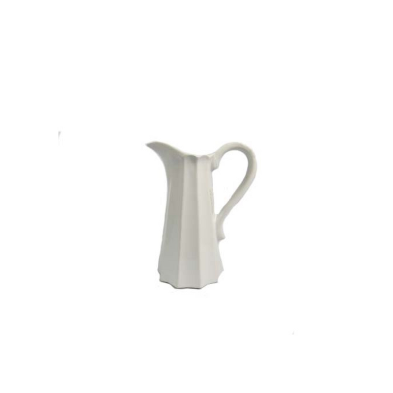 The Port 4 Jug is a multifunctional and stylish enhancement to your home decor. With dimensions of 17.5 x 10.4 x 21.6, this jug can also serve as a planter, bringing a touch of nature into your environment. Its elegant white design is the perfect complement to any decor, making it an essential addition for both utilitarian and aesthetic reasons.UNIQUE INTERIORS.