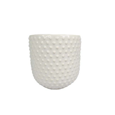 The Theodora Pot is a versatile and stylish addition to any home. Measuring 15cm in diameter and 14.5cm in height, this white planter is the perfect size for small to medium-sized plants. Its sleek design and durable construction make it a must-have for any plant lover..UNIQUE INTERIORS.