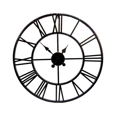 Introducing About Time, the perfect wall clock for your home or office. Made with durable metal, it adds a touch of sophistication to any room. Measuring at 78CMD, it's the perfect size to make a statement without being too overwhelming. Keep track of time in style with About Time.UNIQUE INTERIORS.