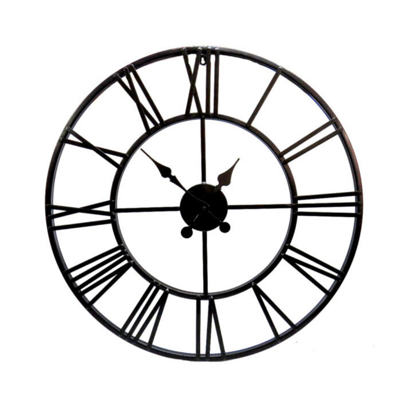 Introducing About Time, the perfect wall clock for your home or office. Made with durable metal, it adds a touch of sophistication to any room. Measuring at 78CMD, it&