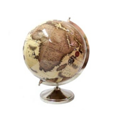 Explore the world with our Wonderful World Globe. With detailed cartography and accurate geography, you can discover new cultures and expand your knowledge effortlessly. The perfect addition to any home, office, or classroom, this globe is both beautiful and educational. Start your journey today!UNIQUE INTERIORS.