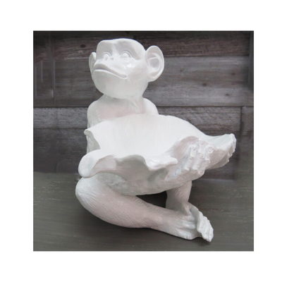 Introducing Finnegan Monkey – the perfect addition to any room! Measuring 33 X 28 X 30, this white monkey sits with a playful charm that is sure to delight. Made with quality materials, Finnegan adds a touch of whimsy and character to your space. Order now and let Finnegan bring joy to your home.UNIQUE INTERIORS.