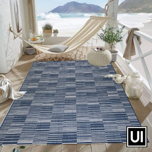 Add a touch of modern sophistication to your outdoor space with the Lineo Collection rug A274-H503. This rug is crafted with 100% polypropylene, ensuring durability and comfort, and is ideal for both indoor and outdoor use. Its sleek and minimalistic design adds a chic element to any area of your home.
