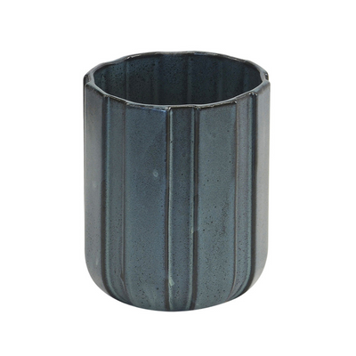 This Large Ceramic Cone Vase in a beautiful shade of blue will instantly elevate any interior space. The piece measures 17cm (H) x 13cm (D), and is crafted from high-quality ceramic porcelain that will stand the test of time. Add an element of unique style with this modern and versatile decor planter pot. Ceramic cone vase blue large  Size  17CM (H) X 13CM (D)  Ceramic porcelain decor planter pot.  Unique Interiors