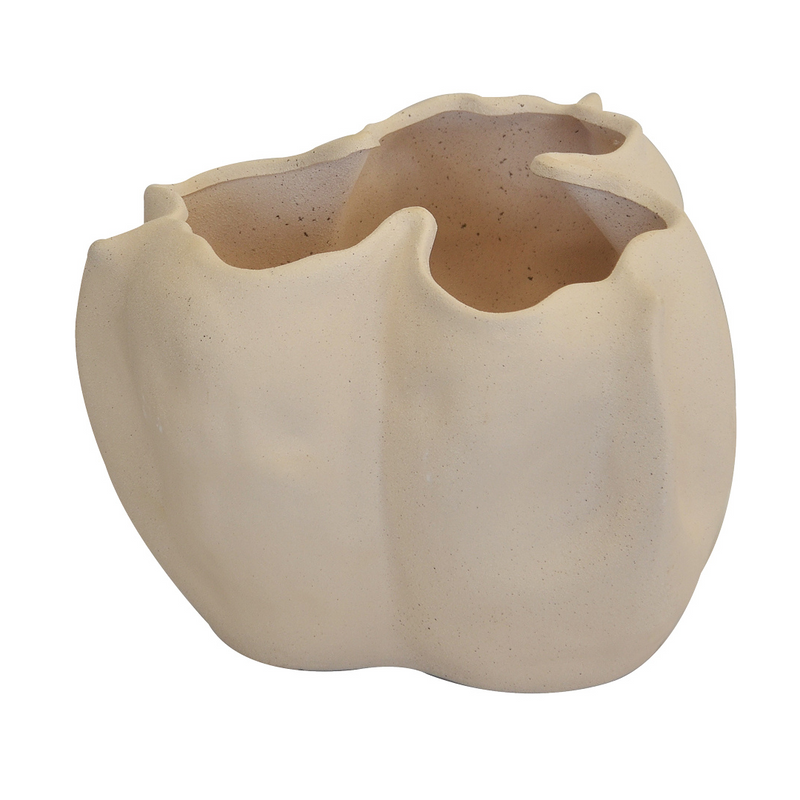 Ceramic sculpture vase medium
