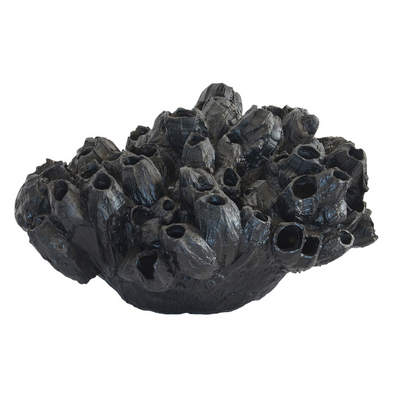 Our Coral Barnacle Black is an elegant and exclusive piece that is bound to elevate any interior. The classic 30cm (L) x 12cm (H) size ensures it is just the right fit for any room. With its unique design, this piece is sure to be the perfect statement piece for your space. Coral Barnacle Black  Size  30CM (L) X 12CM (H)  Unique Interiors