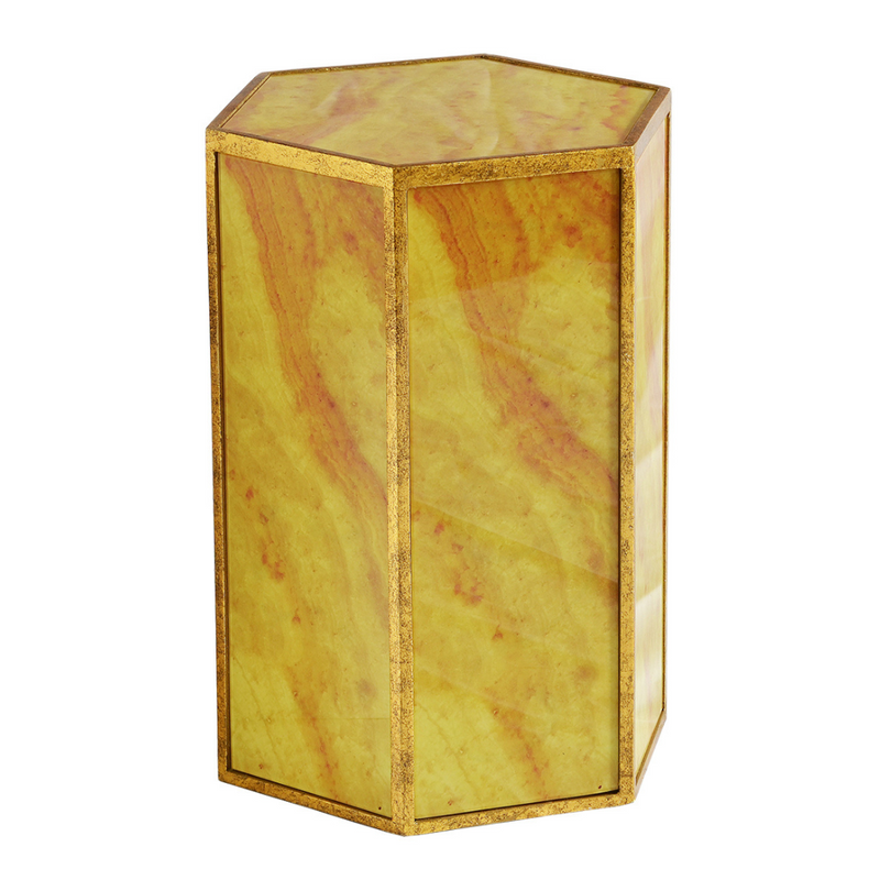 The Glass Stool Marble Amber is an exquisite mix of beauty and functionality. It is 48CM (H) X 30CM (D) and crafted from glass and marble for a stunning look. Delivery takes 5 to 7 working days. Perfect for modern or traditional homes, it is a timeless piece of furniture.  Glass stool marble amber  Size:  48CM (H) X 30CM (D)  delivery  5 to 7 working days