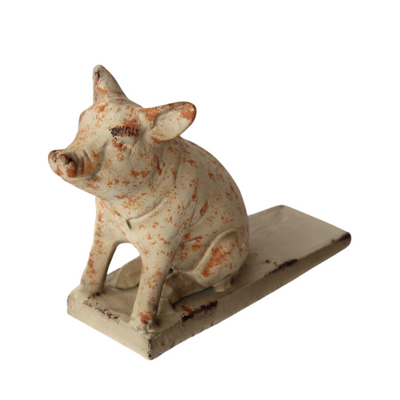 Bring the farm to your abode with this cast iron pig door stopper. The ideal gift for the interior design enthusiast, it measures 14X18X8CM.   Delivery 5 - 7 working days