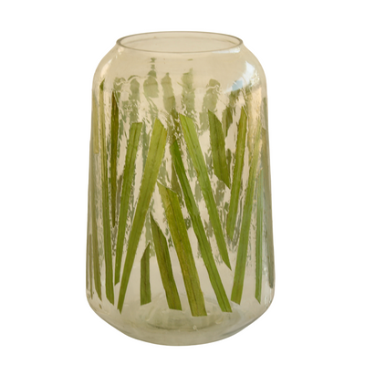 This sleek, recycled glass vase measures 26x15cm and is a perfect addition to any living space. With a delivery time of 5-7 days, you can have it in your home in no time.