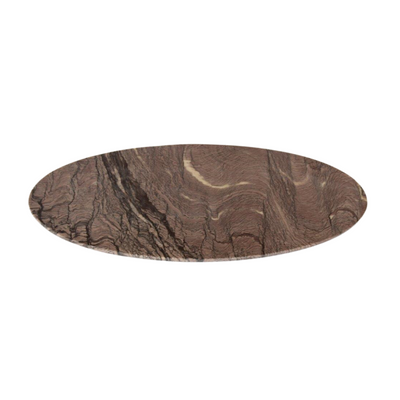Achieve a distinctive aesthetic in any dining area with the Dark Oval Marble Board, 41x18cm. Boasting a luxurious, sophisticated design, it's perfect for hosting dinner parties, meals with friends and family or a cheese-tasting experience. Delivered within 5-7 working days.