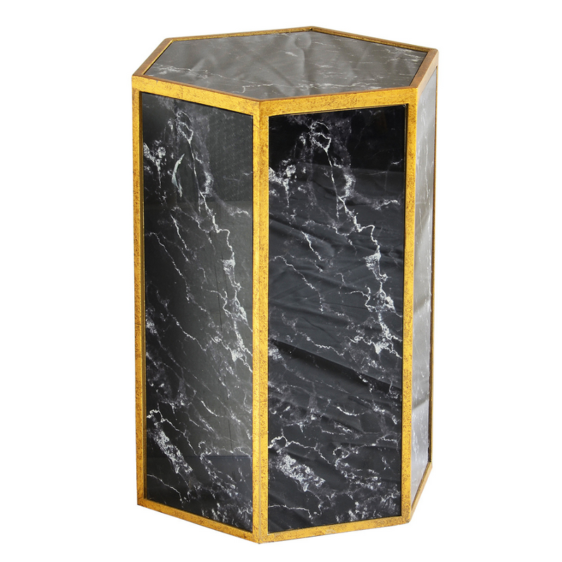 Glass Stool in Marble Black provides a perfect addition to any room. With dimensions measuring 48 cm (H) and 30 cm (D), its unique design will create a stunning interior.  Glass stool marble black  Size:  48CM (H) X 30CM (D)  Unique Interiors  Delivery  5 to 7 working days