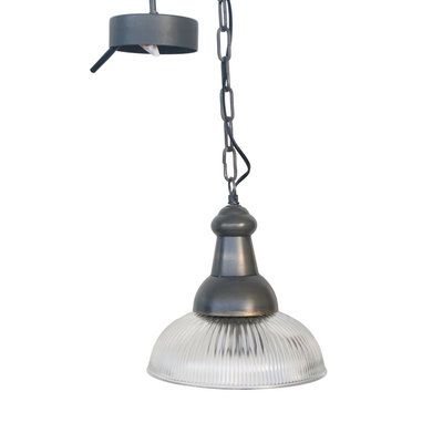 This 27X24.5CM Glass electric hanging fixture brings ambient lighting to any space. Unique Interiors offers an exclusive selection of these lights.  Delivery 5 - 7 working days