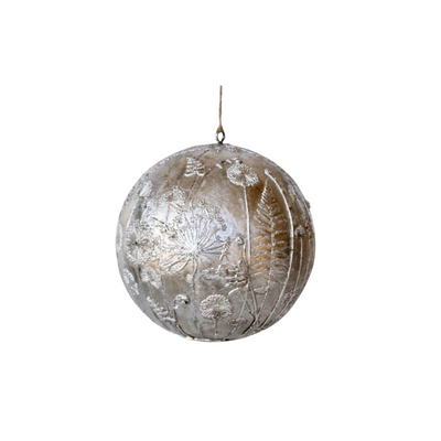 This Large Silver Hanging Ball is a great way to fill a large space. With a diameter of 20cm and its classic silver hue, this hanging ball adds a touch of sophistication to any home.  Delivery 5 - 7 working days