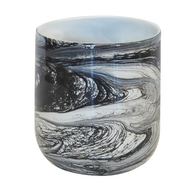 This Lustre Marble Votive is the perfect piece to bring a unique touch to your home. Crafted from lustrous black marble, the large votive measures 18x15cm, providing a contemporary aesthetic to any interior. Put your unique personal style on display with this beautiful and timeless piece.  Lustre marble votive black large