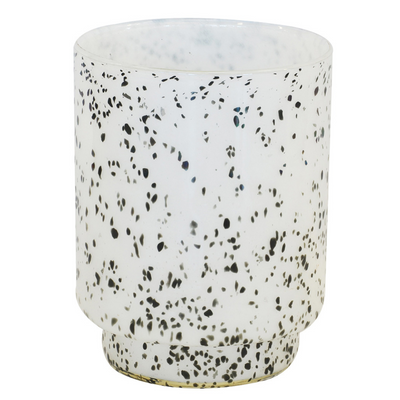 This Lustre sesame seed votive large measures 20 cm by 26 cm and offers a distinct design to any interior.  Lustre sesame seed votive large  Size: 20 x 26 cm  Unique Interiors