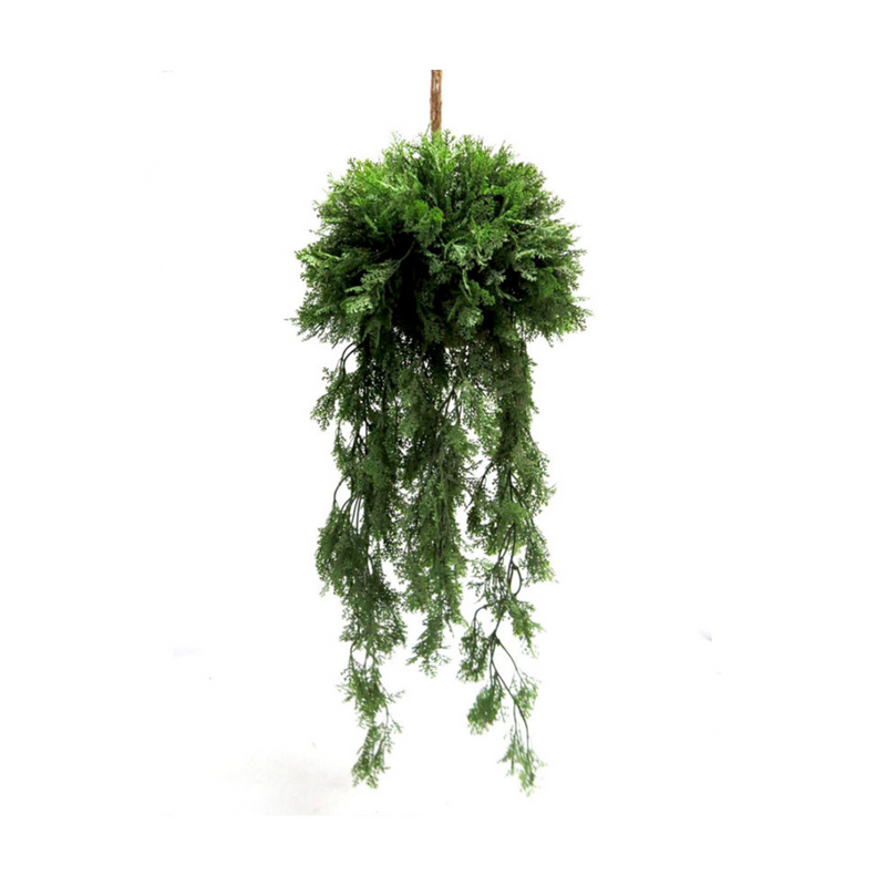 This Cluster Leaf Fern Ball is expertly designed with measurements of 70CML X 27CMW, and a string length of 40cml. Its size and compactness make it a perfect addition to any indoor or outdoor space, providing a touch of nature and greenery that is both aesthetically pleasing and beneficial to air quality- UNIQUE INTERIORS