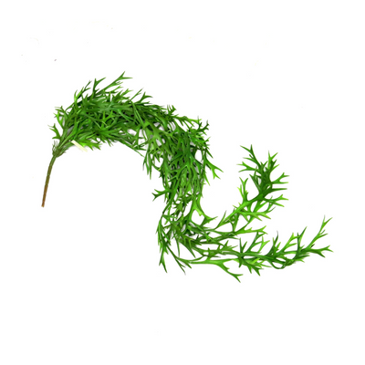 Add a touch of greenery to any space with the Staghorn Volcano Vine. This 110cm artificial plant is the perfect size for adding a pop of life to your home without the need for maintenance. Its realistic design brings a natural feel to any room, without the hassle of watering- UNIQUE INTERIORS