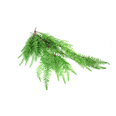 Expertly crafted, the Fernfall boasts a beautiful 74cm hanging fern plant with real touch for a lifelike look. Its stunning color and elegant form will add a touch of natural beauty to any space. Enjoy the benefits of a low-maintenance yet eye-catching piece of decor- UNIQUE INTERIORS