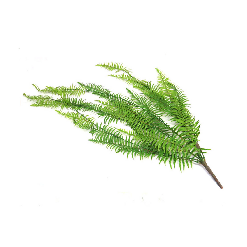 Enhance any space with the Fern Clanwilliam artificial plant. Standing at 119cm, this lifelike plant adds a touch of greenery without the hassle of maintenance. Perfect for busy homes or offices, it offers a natural look and feel, creating a sense of calm and tranquility in any space-UNIQUE INTERIORS