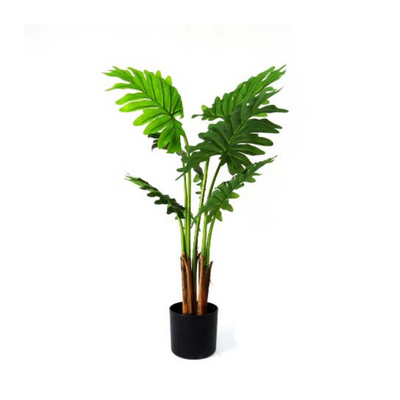 "The Philodendron Maywood stands tall at 120cm and boasts beautifully crafted real touch leaves. With its lifelike appearance and exceptional quality, this plant makes a stunning addition to any space. Enjoy the look of a real plant without the maintenance-UNIQUE INTERIORS
