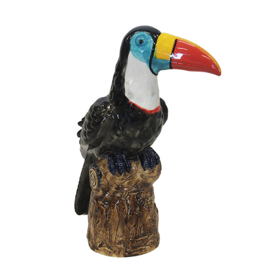 Expertly crafted and scientifically designed, this 38cm (H) x 30cm Ceramic Bird Statue is the perfect addition to your home decor. Its precise dimensions and high-quality material ensure durability while adding a touch of class and elegance to any space. Bring nature indoors with this beautiful and unique piece-unique interiors