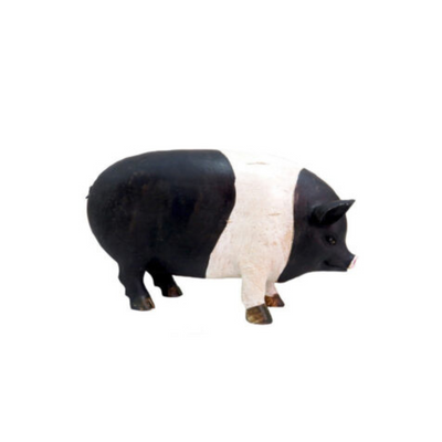 Introduce a touch of farm life into your space with Porkie Pig. Made of durable materials, this charming deco piece adds a playful and whimsical ambiance to any area. Perfect for animal lovers, add a rustic touch to your home with the charming Porkie Pig.Unique interiors.