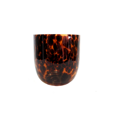 Inspired by the beauty of tortoise shells, the Formosa vase is a stunning piece of craftsmanship. Its 20cmD x 22cmH shape captures light and creates an eye-catching focal point to any interior. Perfect for enhancing any space, the Formosa vase is sure to add a luxurious touch.