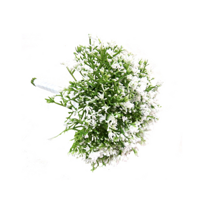 This bouquet of Baby's Breath comes in a 20cm diameter and 30cm length, with artificial plants.
