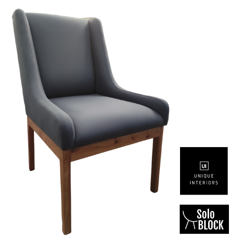 Solo block Lincon Upholstered Chair Large