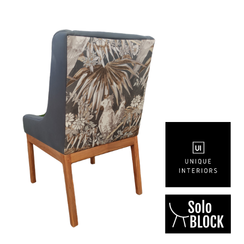Solo block Lincon Upholstered Chair Large