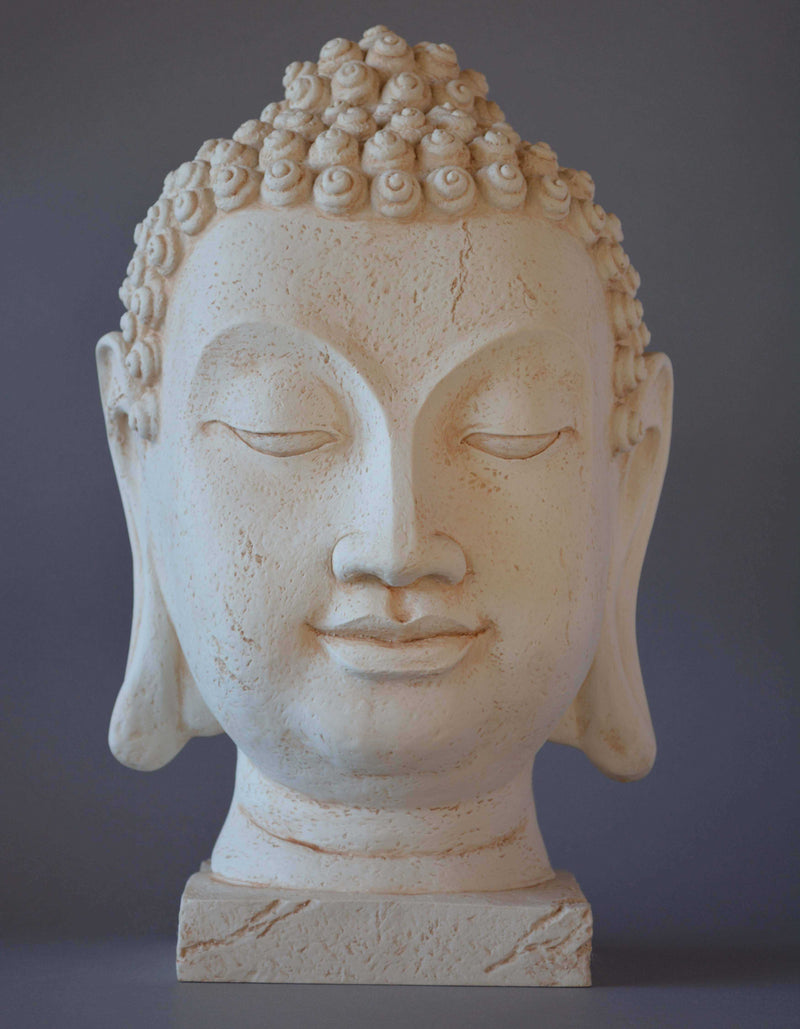 Unique Interiors Lifestyle Buddha head Grey