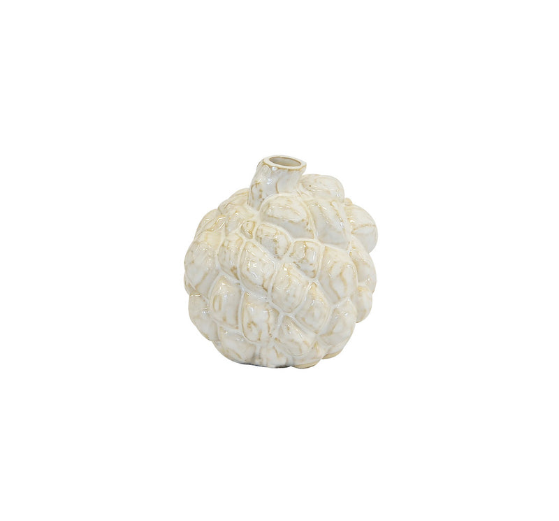 Ceramic garlic votive small