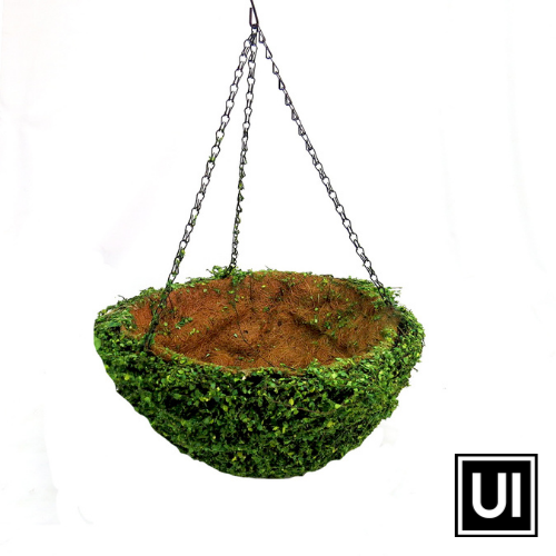 Leafy hanging basket Unique Interiors