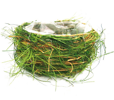 Willownest is a unique and beautiful planter, designed in the shape of a young sprouting willow. Crafted from natural woven material with plastic waterproofing, it is visible proof of nature's glory. With dimensions of 23 x 16 x 13 cm, Willownest brings nature's beauty to any room.