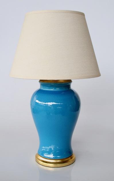 Unique Interiors Lifestyle Mid Blue lamp
